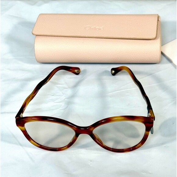 Chloe Havana Cat Eye Women Sunglasses Blue Light Photochromic CH0089S 001 New main image 11